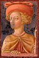 Vecchietta, storie dei ss. lorenzo e stefano martiri, 1431-39 ca., autoritratto 02