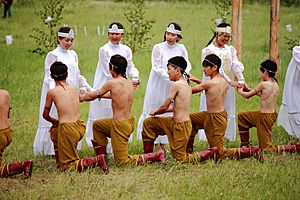 Yhyakh dancers, Sangar, Yakutia