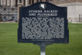 "Sacked and Plundered" historic sign, Athens, Alabama LCCN2010640827