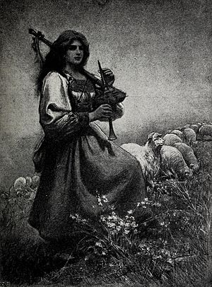 1899-03-11, Blanco y Negro, Creaciones femeninas VIII, La Galatea, Cecilio Pla (cropped)