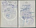 1951 British mechanics residence permit for Israel - El Al worker