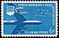 1957 airmail stamp C49