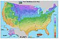 2012 USDA Plant Hardiness Zone Map (USA)