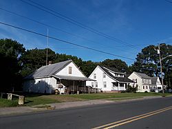 Houses on Main Street, July 2018