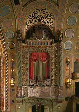 Alabama Theatre Organ Screen