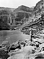 Almon Harris Thompson at the Grand Canyon in 1872