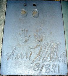 Ann Miller (handprints in cement)