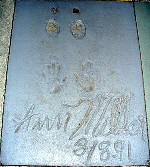 Ann Miller (handprints in cement)