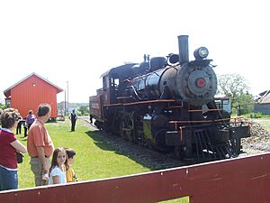 Arcade & Attica steam locomotive