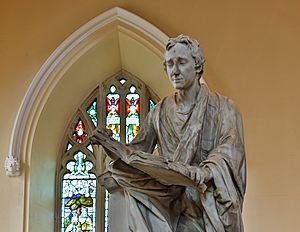 Armagh St. Patrick's Cathedral of the Church of Ireland North Aisle Monument Sir Thomas Molynex by Louis François Roubiliac Detail 2019 09 09.jpg