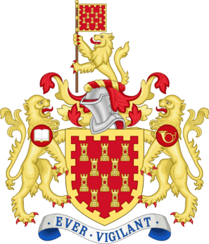 Arms of the Greater Manchester Metropolitan County Council