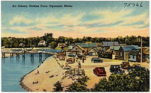 Art Colony, Perkins Cove, Ogunquit, Maine (75766)