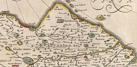 Blaeu - Atlas of Scotland 1654 - LOTHIAN AND LINLITQVO - The Lothians Had2