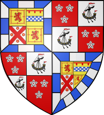 Blason Jacques Stuart (mort en 1595) comte d'Arran