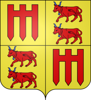 Blason ville fr Pavie (Gers)
