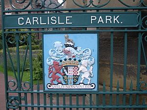 Carlisle Park and Coat of Arms - geograph.org.uk - 943732