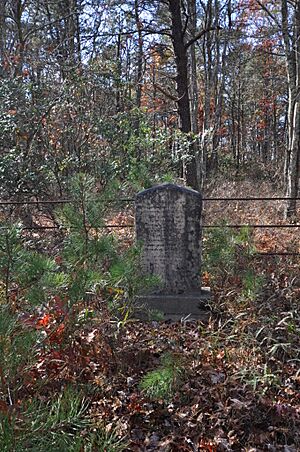 CharlestownRI IndianBurialGround StoneMarker