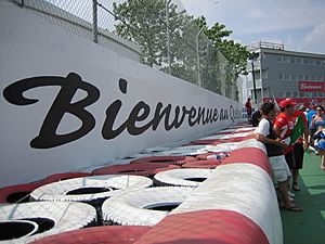 Circuit Gilles Villeneuve Famous Wall