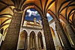 Claustro mudéjar de la Iglesia de San Pedro, Teruel, Aragón, España - 20090426