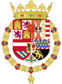 Coat of Arms of Philip II of Spain (Navarre) - 1558-1580.svg
