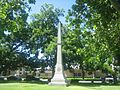 Confederate obelisk at Bastrop County, TX, Courthouse IMG 0521
