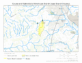 Course and Watershed of Almshouse Branch (Isaac Branch tributary)