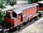 Experimental diesel-electric locomotive D0226 post-preservation at Haworth