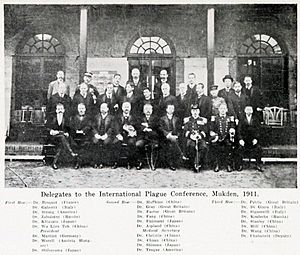Delegates to the International Plague Conference Mukden 1911