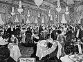 Dinner at the Plaza Hotel, New York 1908
