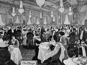 Dinner at the Plaza Hotel, New York 1908