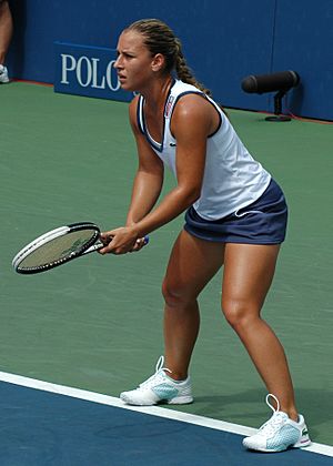 Dominika Cibulkova at the 2008 US Open