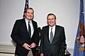 Donald Rumsfeld and William P. Clark, Jr