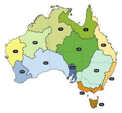 Drainage Divisions of Australia