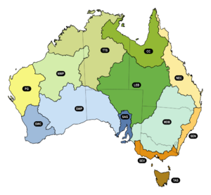 Drainage Divisions of Australia