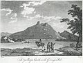 Drysllwyn Castle with Gronger Hill