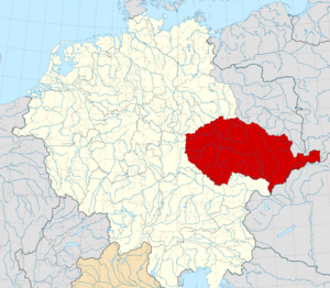 Duchy of Bohemia locator map (1029)