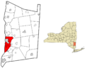 Dutchess County New York incorporated areas Town of Poughkeepsie highlighted