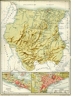 Encyclopaedie van Nederlandsch West-Indië-Surinam north-Benj004ency01ill stitched