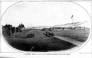 Fort Walla Walla, Washington, 1862 (WASTATE 895)