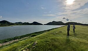 Gerset Dam in, Eritrea, one of 800+ large and micro dams build by the country since independece