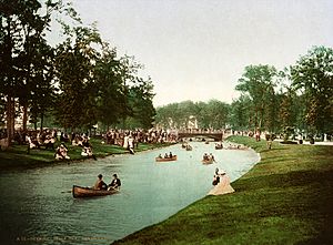 Grand Canal, Belle Isle, Detroit, Michigan, 1898-1905