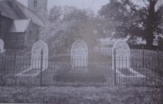 Graves of Maharaja Duleep Singh along with the grave of his wife Maharani Bamba, and his son Prince Edward Albert Duleep Singh at Eldeven Church