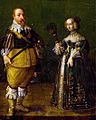 Gustav II Adolph of Sweden & Mary Eleanor of Sweden c 1632
