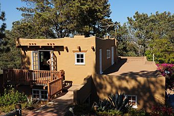 Guy and Margaret Fleming House - Built 1927. Torrey Pines State Reserve, San Diego, CA.JPG