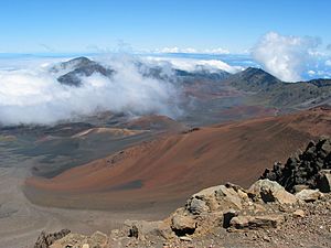 Haleakala crater