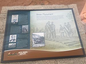 Historical Marker No. 3 Ames Monument