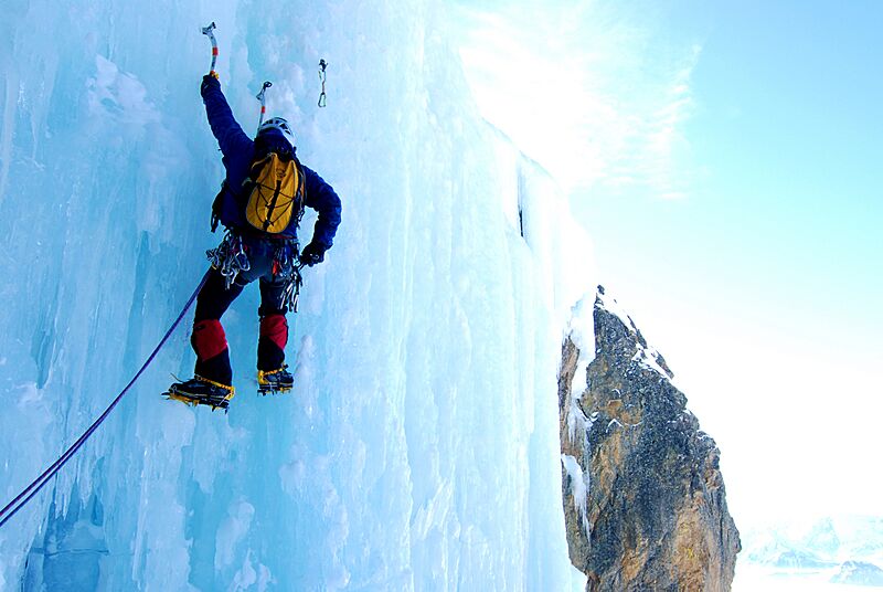 Ice climbing - Symphonie d'automne