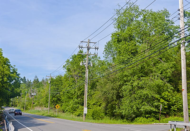 Image Intersection of NY 208 and Captain Carpenter Road, South