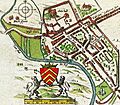 John Speed's map of Cardiff 1610
