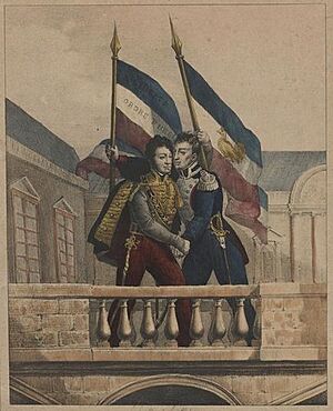 La Fayette et Louis-Philippe - 31 juillet 1830